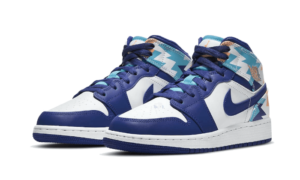 Air Jordan 1 Mid Geometric Print