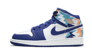 Air Jordan 1 Mid Geometric Print