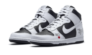 SB Dunk High Supreme By Any Means Black