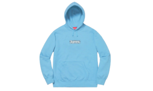 Bandana Box Logo Hooded Sweatshirt Blue