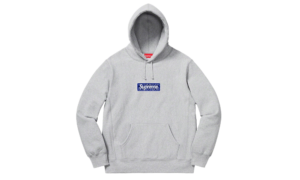 Bandana Box Logo Hooded Sweatshirt Grey