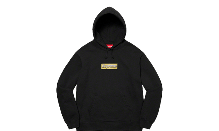 Bling Box Logo Hooded Sweatshirt Black