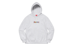 Bling Box Logo Hooded Sweatshirt Grey