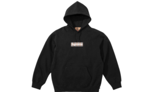 Burberry Box Logo Hoodie Black