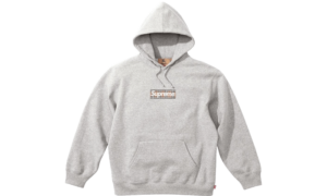 Burberry Box Logo Hoodie Grey