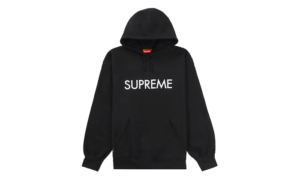 Capital Hooded Sweatshirt Black