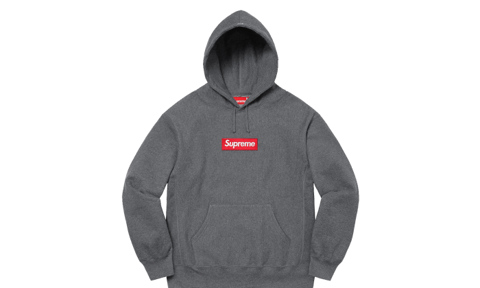 Hoodie Box Logo FW21 Grey
