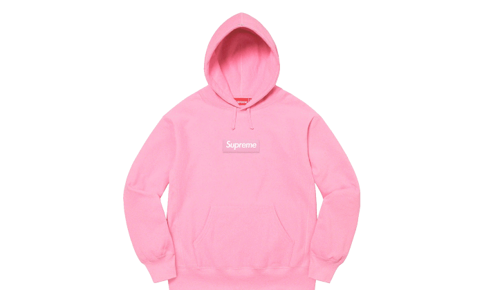 Hoodie Box Logo FW21 Pink