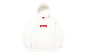 Hoodie Box Logo FW21 White