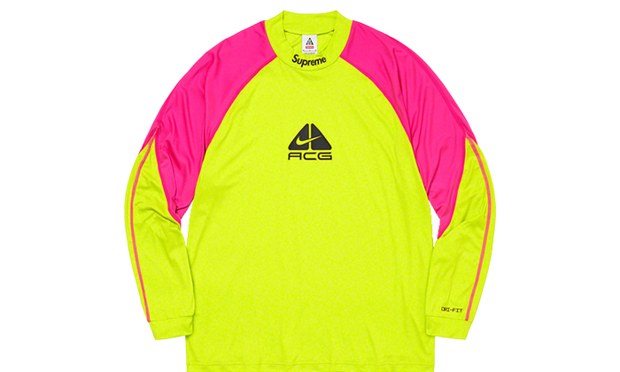 Nike ACG Jersey Yellow Pink