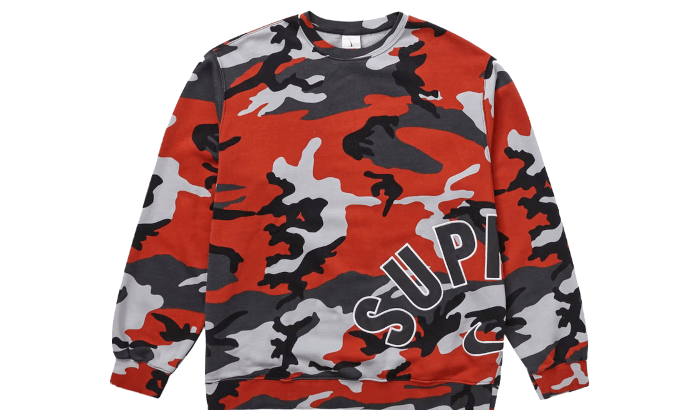Nike Arc Crewneck Red Camo