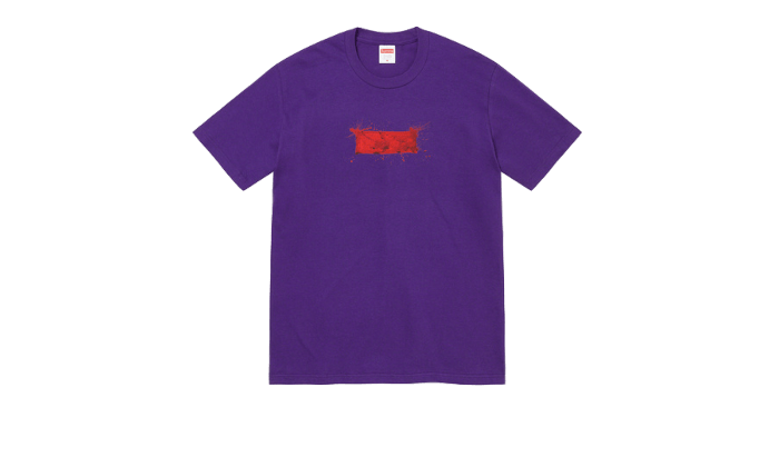 Ralph Steadman Box Logo Tee Purple