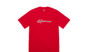 Shadow Script S/S Top Red