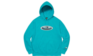 The North Face Lenticular Mountains Hooded Sweatshirt Blue