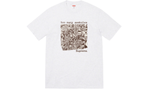 Too Many Assholes Tee Ash Grey