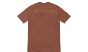 Warning Tee Brown